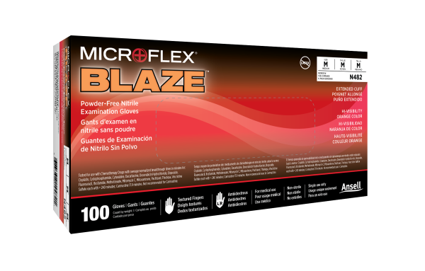 Ansell Microflex Blaze Powder Free Exam Gloves Online Hot Sale