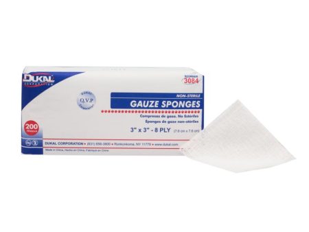 Non-Sterile Gauze Sponges 3  x 3  8-Ply Sale