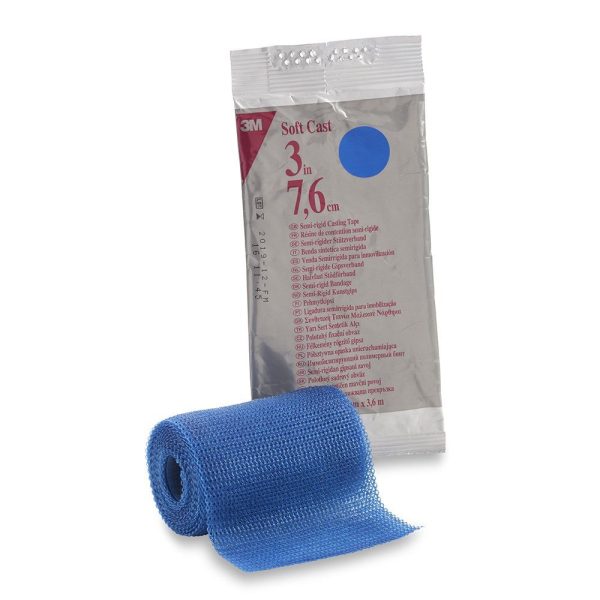 Soft Casting Tape, Blue, 3  x 4 yds Hot on Sale