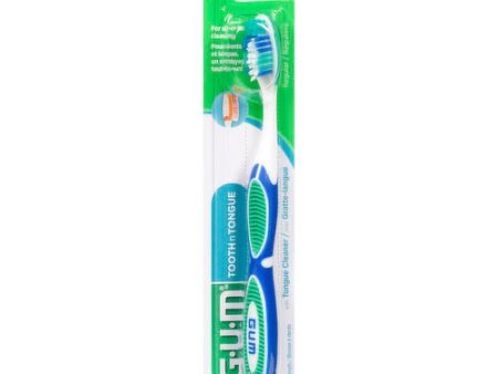 GUM Tooth & Tounge Manual Toothbrush, 1 dz Online Sale