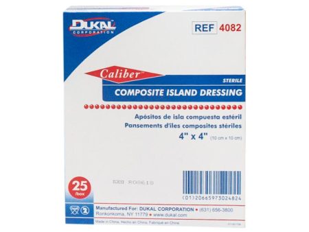 Sterile Composite Island Dressing 4  x 4  Online Sale