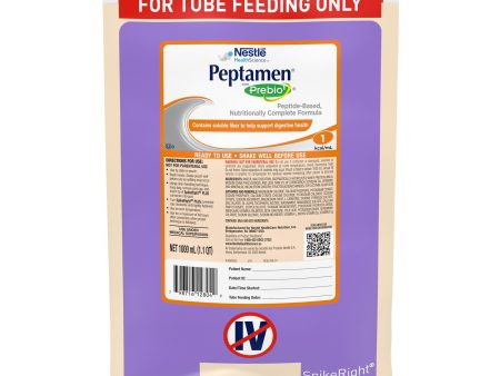 Tube Feeding Formula Peptamen with Prebio 1 Unflavored Liquid Online Hot Sale