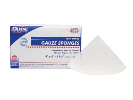 Non-Sterile Gauze Sponges 4  x 4  8-Ply Discount