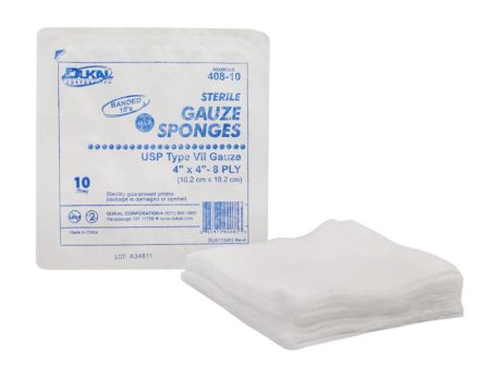 Sterile Gauze Sponges 4  x 4  8-Ply Online Sale