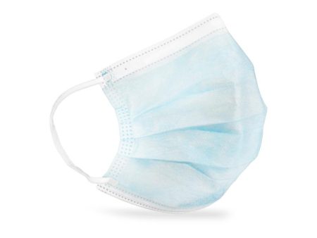 Surgical Mask with Ear Loop 3-Ply, Blue Online Hot Sale