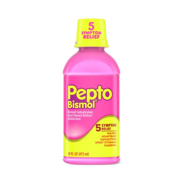 Pepto-Bismol Liquid Original 16 oz, 12 cs Discount