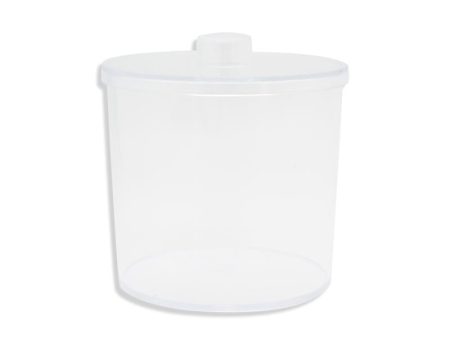 Plastic Dressing Jar 4  x 4 , Clear Discount