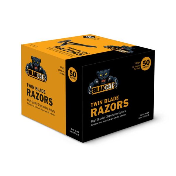 BlakCat Twin Blade Disposable Razors Cheap