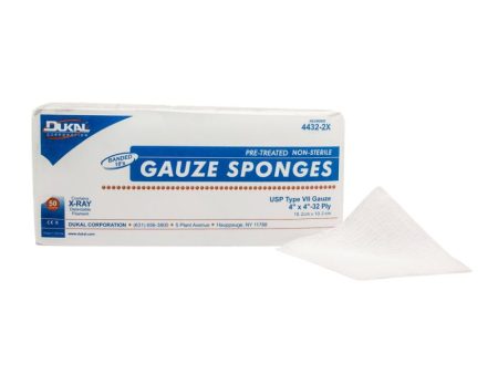 Non-Sterile X-Ray Detectable Type VII  Gauze Sponges 4  x 4  For Sale