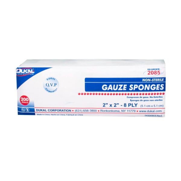 Non-Sterile Gauze Pad 2  x 2  8-Ply For Discount