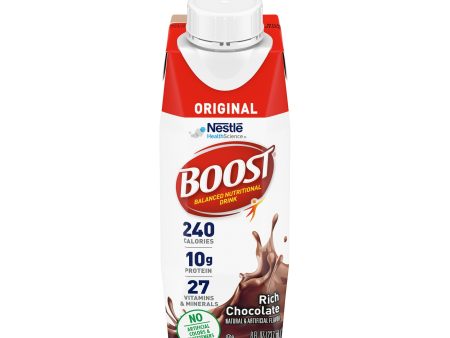 Oral Supplement Boost Original Chocolate Flavor Liquid on Sale