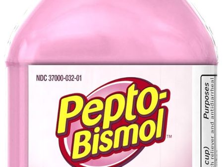 Pepto-Bismol Liquid Original 4 oz, 12 cs Fashion