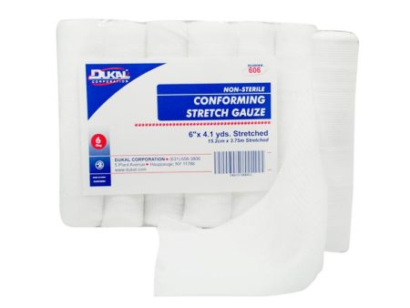 Non-Sterile Conforming Stretch Gauze 6  x 4.1 yd Discount