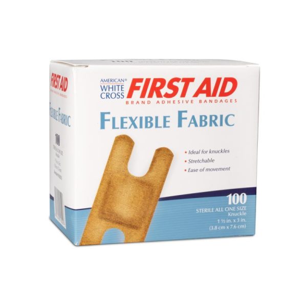 Flexible Fabric Adhesive Bandages Knuckleband 1-1 2 x 3 on Sale