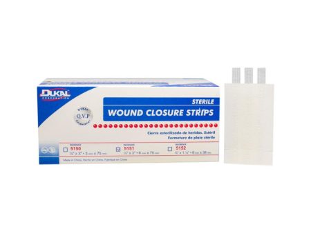 Sterile Wound Closure Strip 1 4  x 3  For Discount