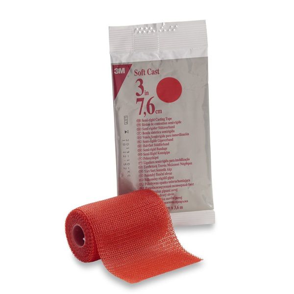 Soft Casting Tape, Red, 3  x 4 yds Online now