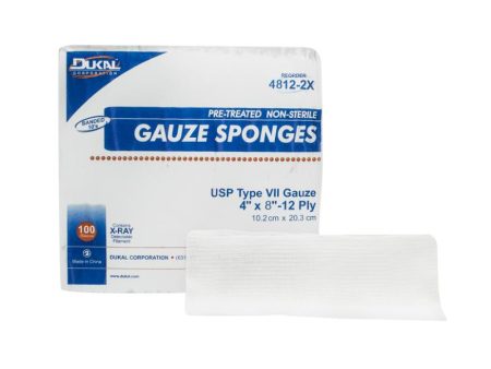 Non-Sterile X-Ray Detectable Type VII  Gauze Sponges 8  X 4  12-Ply Online