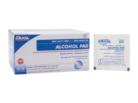 Non-Sterile Alcohol Pad Medium 2-Ply Online