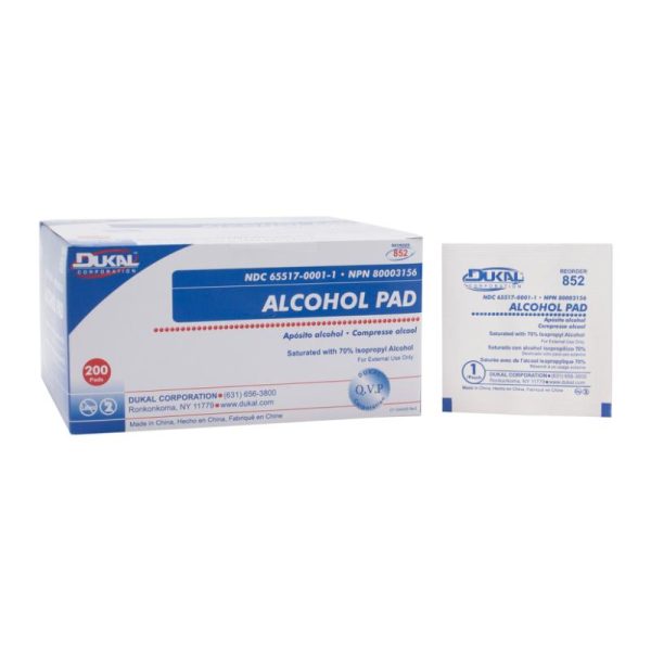 Non-Sterile Alcohol Pad Medium 2-Ply Online