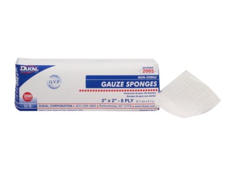 Non-Sterile Gauze Pad 2  x 2  8-Ply For Discount