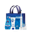 Oral-B Genius X Professional Electric Toothbrush; Crest Pro-Health Gum Detoxify Toothpaste (3.7 Oz); Crest Multi-Protection Clean Mint Rinse (250 Ml); Oral-B Glide Floss (15 M); Tote Bag. Brush Head Refills  Crossaction, Sensitive Gum Care, Clean. 3 cs For Cheap