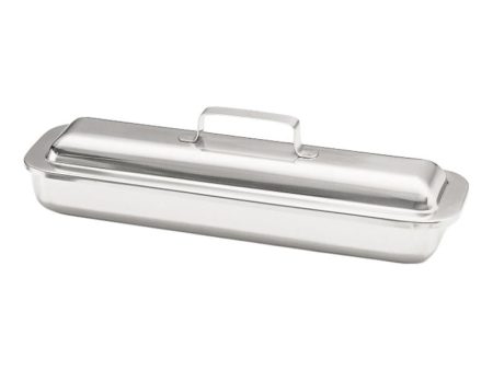 Stainless Steel Instrument Tray strap handle 12  x 3.2  x 2  Hot on Sale