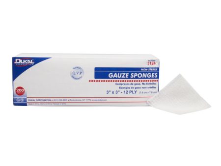 Non-Sterile Gauze Sponges 3  x 3  12-Ply Discount