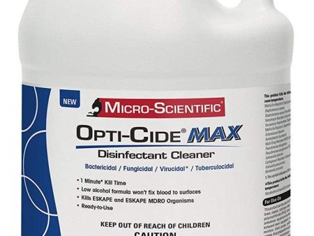 Opti-Cide Max Surface Disinfectant Cleaner Alcohol Based Manual Pour Liquid 1 gal For Sale