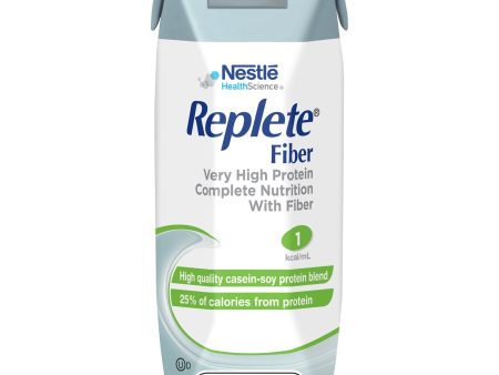 Tube Feeding Formula Replete Fiber Unflavored Liquid Hot on Sale