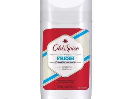 Old Spice Deodorant, High Endurance, Invisible, Solid Fresh, 3oz, 12 cs Online now