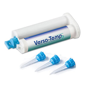 Versa-Temp 2 Shade BL, 1 - 50 mL Cartridge and 15 Mixing Tips. Temporary Crown Supply