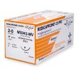 Absorbable Suture with Needle Reli Poliglecaprone MFS-1 3 8 Circle Reverse Cutting Needle Size 2 - 0 Monofilament Hot on Sale