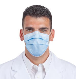 High Filtration Ear Loop Blue Face Mask, 40 bx Hot on Sale