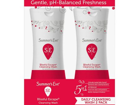 Summers Eve Blissful Escape Feminine Cleansing Wash, 2 pk. 15 fl. oz. Cheap