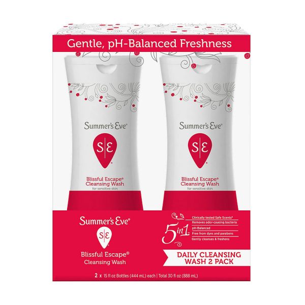 Summers Eve Blissful Escape Feminine Cleansing Wash, 2 pk. 15 fl. oz. Cheap