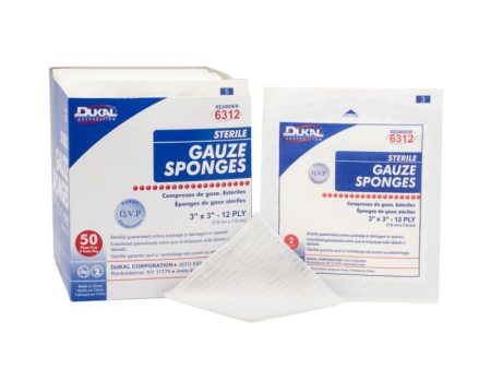 Sterile Gauze Sponges 3  x 3  12-Ply For Sale