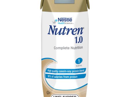 Tube Feeding Formula Nutren 1.0 Unflavored Liquid Cheap