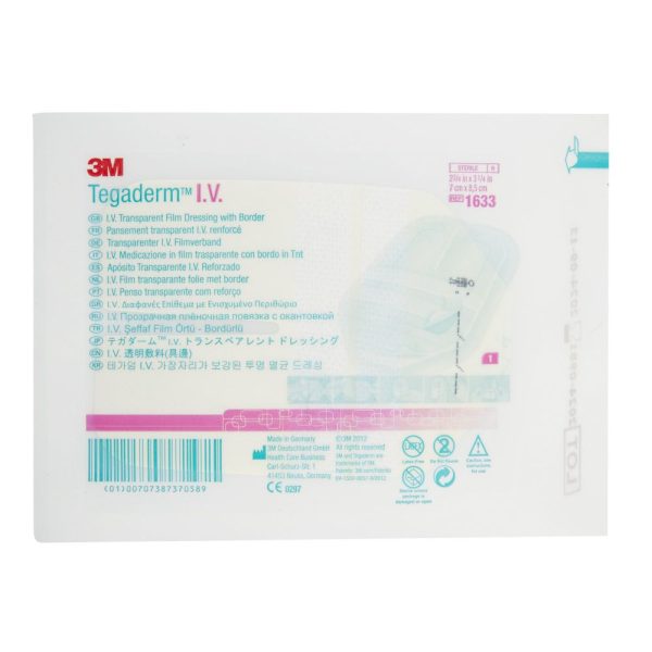 I.V. Dressing 3M Tegaderm Adhesive   Film 2-3 4 X 3-1 4 Inch Sterile Cheap