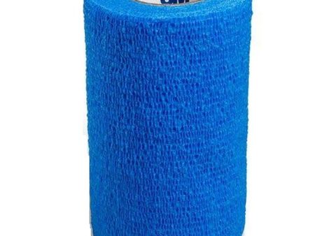 Self-Adherent Wrap, 4  x 5 yds, Blue Fashion