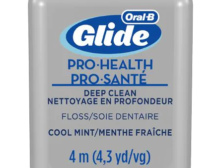 Oral-B Glide Pro-Health Deep Clean floss, 4m trial size, cool mint, 72 bx. 90% For Cheap