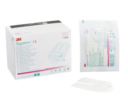 I.V. Dressing 3M Tegaderm Adhesive   Film 2-3 4 X 3-1 4 Inch Sterile Cheap