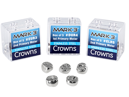 Primary Molar Stainless Steel Crowns 5 pk Fashion