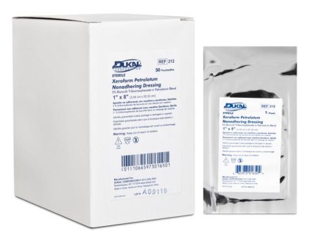 Sterile Xeroform Dressing 1  x 8  by Dukal Hot on Sale