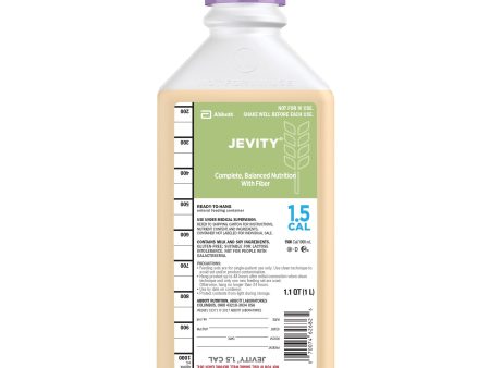 Tube Feeding Formula Jevity 1.5 Cal with Fiber Unflavored Liquid CS 8 Hot on Sale