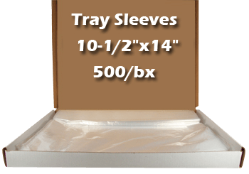 Tray Sleeves Plastic Ritter B 10.5x14  500 bx by MARK3 Hot on Sale