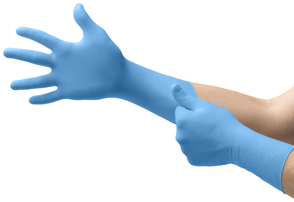 Ansell Micro Touch Nitrile E.P. Textured Examination Gloves on Sale