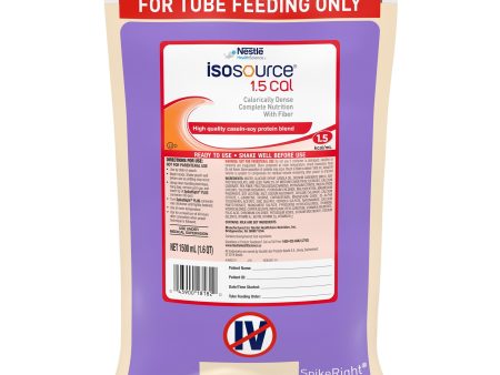 Tube Feeding Formula Isosource 1.5 Cal Unflavored Liquid 1500 mL Online