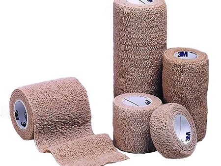 Cohesive Bandage 3M™ Coban LF 6 Inch X 5 Yard Self-Adherent Closure Tan NonSterile Standard Compression Discount