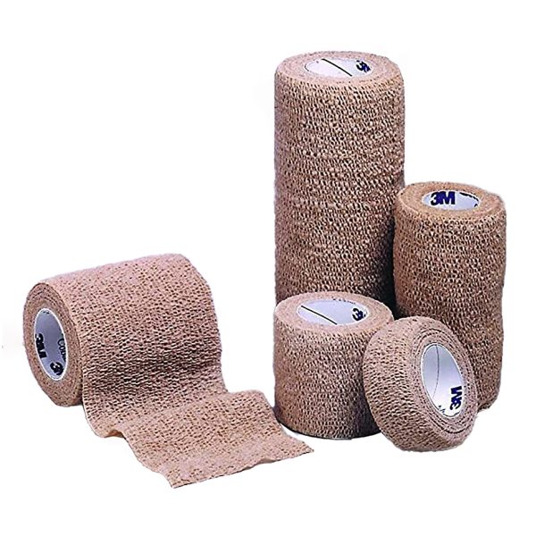 Cohesive Bandage 3M™ Coban LF 6 Inch X 5 Yard Self-Adherent Closure Tan NonSterile Standard Compression Discount