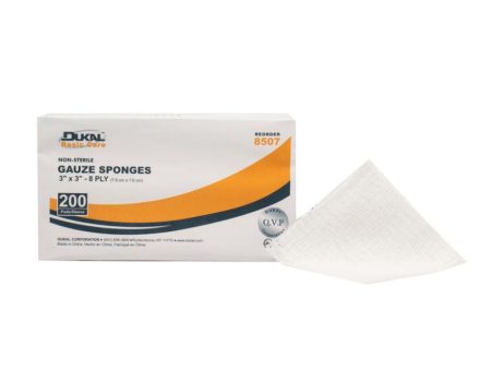 Non-Sterile Basic Care Gauze Sponge 3  x 3  8-Ply on Sale